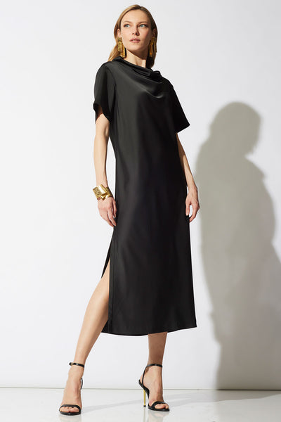 Natori - Luxe Charmeuse Column Dress - Women's - Black