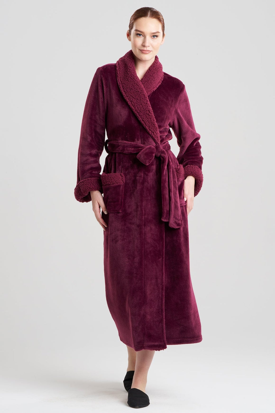 Ric Rac Plush Robe Plush Sherpa Robe