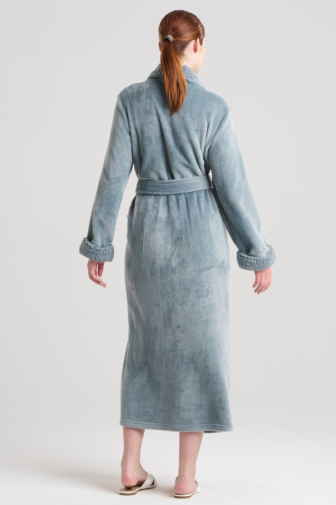 Crop Robe Plush Sherpa Robe
