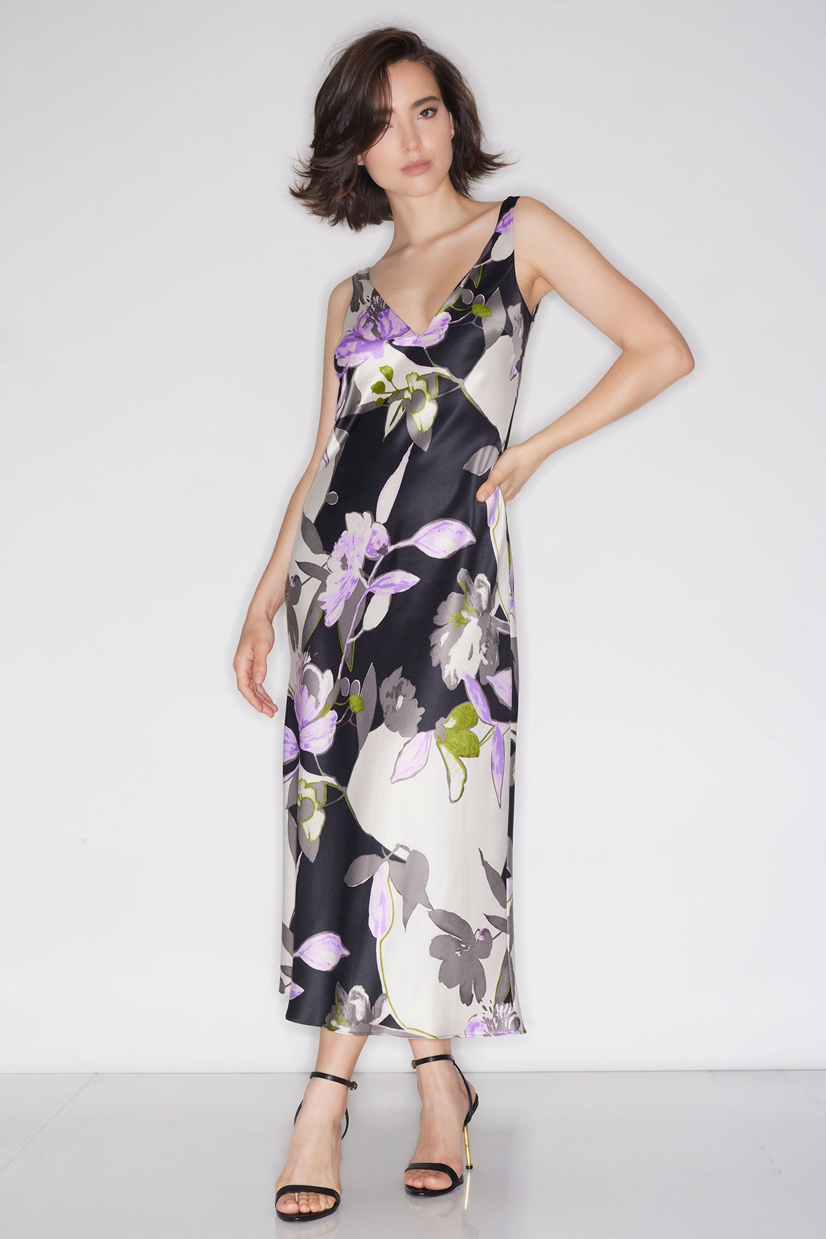 natori Tsubaki Satin Tank Slip Dress Black Multi Deals natori Tsubaki Satin Tank Slip Dress Black Multi Deals