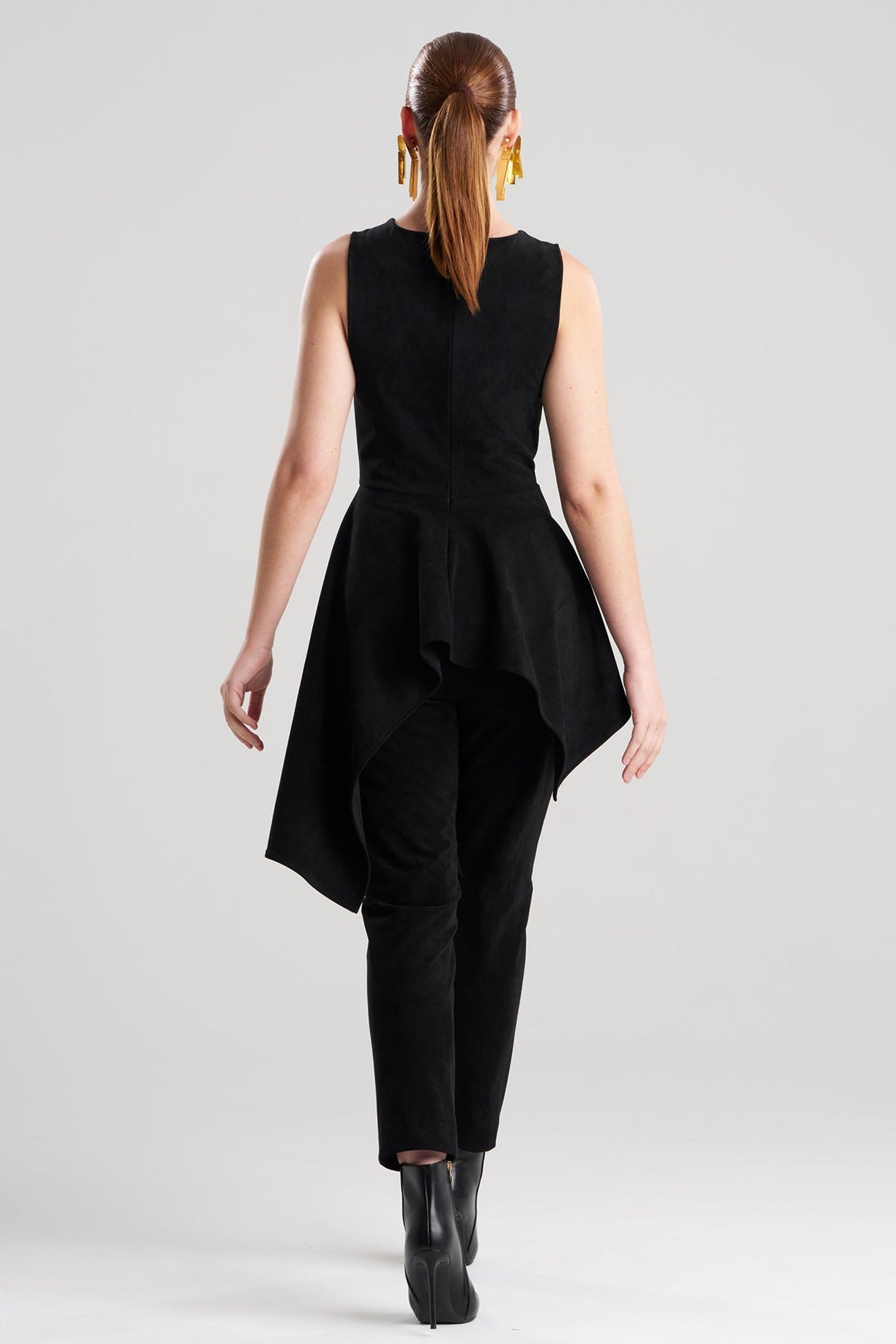 Vegan Luxe Suede Cascade Top